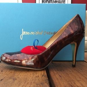 Jean Michel Cazabat Brown High Heel Pumps NIB!